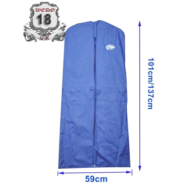 Nonwovens Garment Zip-up Cover Suit (dark blue) 12pcs   40"/54"